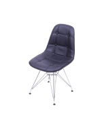 Cadeira Dkr Botonê Base Cromada Or Design 1110