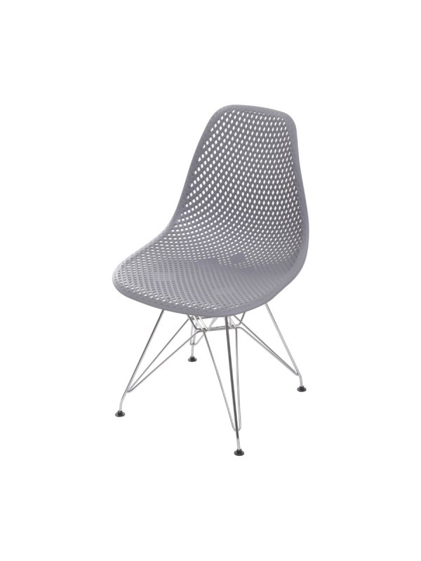 Cadeira Colmeia Base Cromada Jantar Or Design 1119