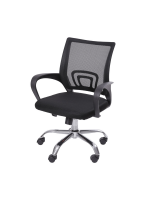 Cadeira Office Escritório Rodízio Or Design 3310 Tok Preta