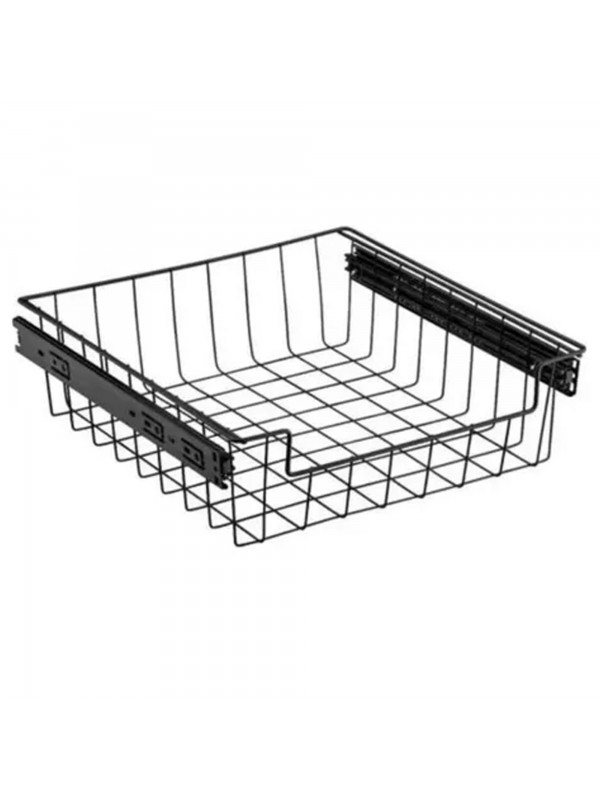 Gaveta Fruteira Preta Deslizante Embutir 270mm - 0864 Schmitt