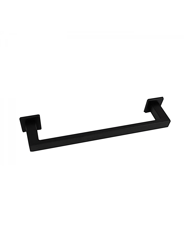 Porta Toalhas Toalheiro 45cm Quadrada Inox Preto - Gardênia Porta Toalhas Toalheiro 45cm Quadrada Inox Preto - Gardênia
