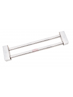Toalheiro Duplo Inox Ilhéus 40cm