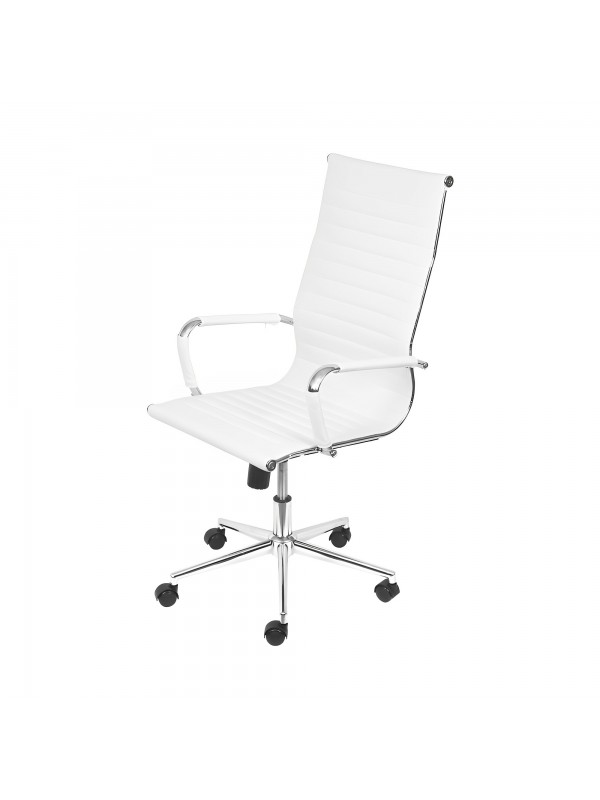 Cadeira de Escritório Presidente Branca 3301 - Or Design