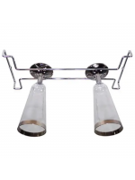 Suporte Porta Taças Reto 298x30x115mm Cromado Jomer 4350