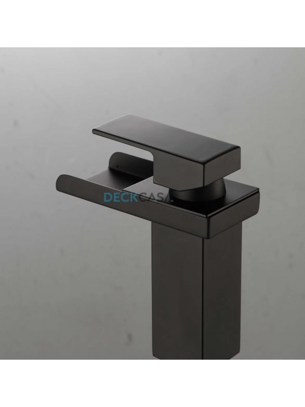 Torneira Preta Wc Lavabo Monocomando Calha Baixa Dc-6006cp