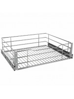 Gaveta Aramada Deslizante 57x16x48cm para Módulo 60cm – GTB 7013 Inox