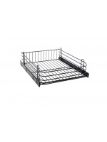 Gaveta Fruteira Deslizante Multiuso Preto Fosco 370x125x465mm Mód 400mm 7250 GTB