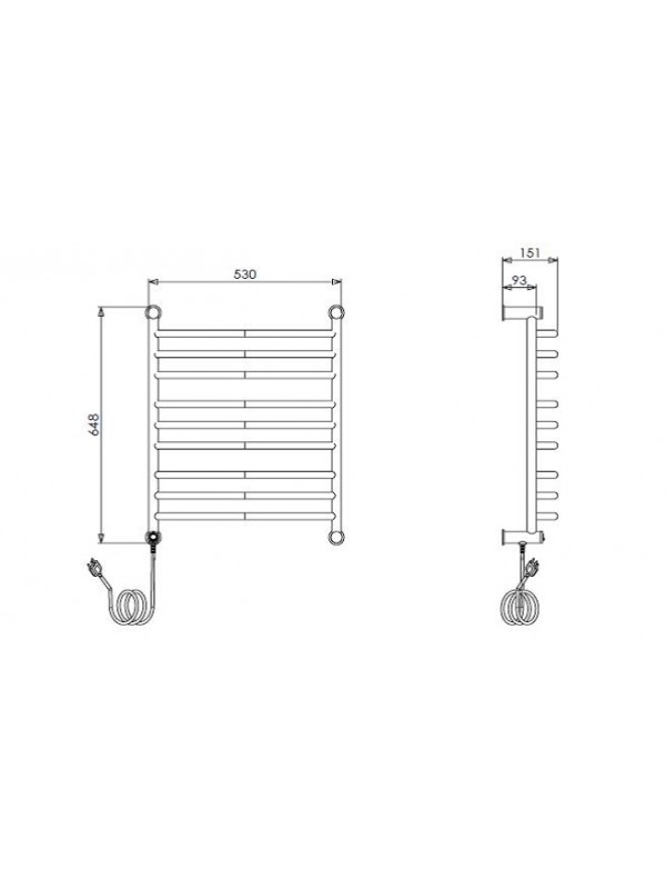 Aquecedor De Toalhas Térmico Aquece Supreme Inox 304
