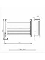 Aquecedor De Toalhas Térmico Aquece Top Branco Clean