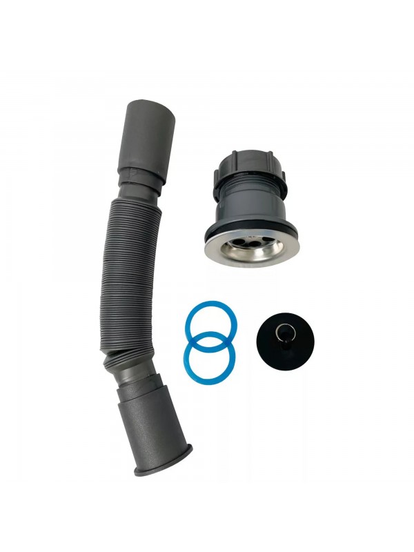 Calha Escorredor Preta Embutir Úmida Inox 120cm CAL-006 