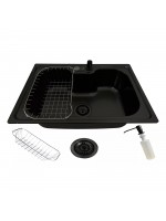 Cuba Gourmet Aço Inox Com Acessórios 50x40 Preta Cub-003-b