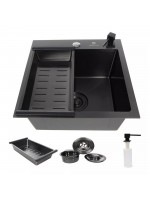 Cuba Gourmet Aço Inox Com Acessórios Preta 44x44 Cub-005