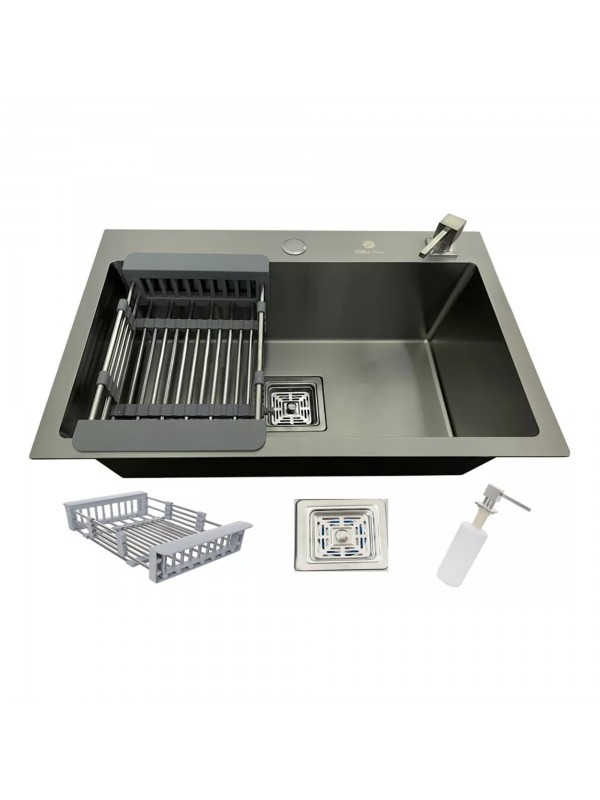 Cuba Gourmet Aço Inox Com Acessórios Escovada 60x40 Cub-006