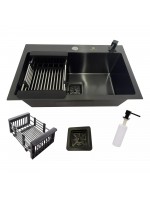 Cuba Gourmet Aço Inox Com Acessórios Preta 60x40 Cub-007