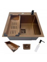 Cuba Gourmet Aço Inox 304 Acessórios Rosê 44x44cm Cub-010
