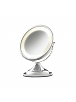 Espelho de Mesa com Luz LED e Aumento 5x Classique - Maquiagem Impecável CrysBell