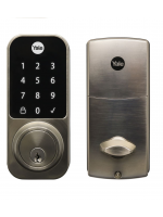 Fechadura Digital YDD 120 para porta Externa com Senha e chave - Trinco Lingueta Tubular