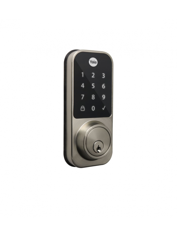 Fechadura Digital YDD 120 para porta Externa com Senha e chave - Trinco Lingueta Tubular