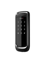Fechadura Digital Sobrepor Senha Bluetooth Ybl 410s - control id -Yale Cor Preto