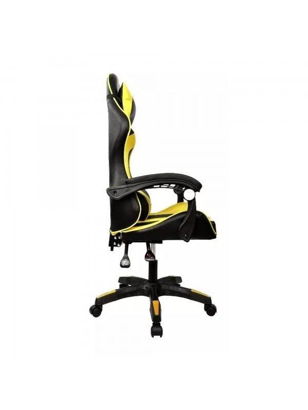 Cadeira Gamer Amarela Reclinável Massageador GAM-006 
