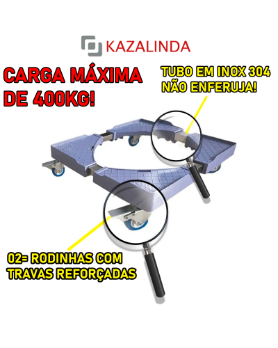  Suporte com Rodinhas para Eletrodomésticos