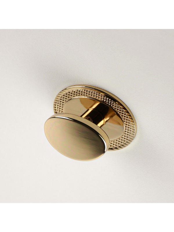 Puxador Beetle com Base Granada - Gold Brilhante - Zen Design