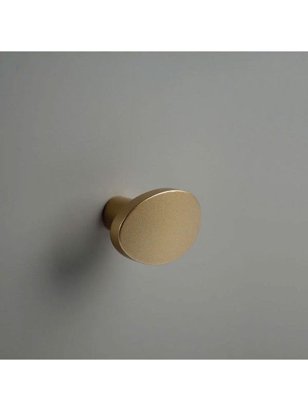 Puxador Beetle Ponto - Dourado Fosco - 30mm - Zen Design