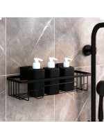 Suporte Organizador Para Shampoo Adesivo Fixare Preto 0576