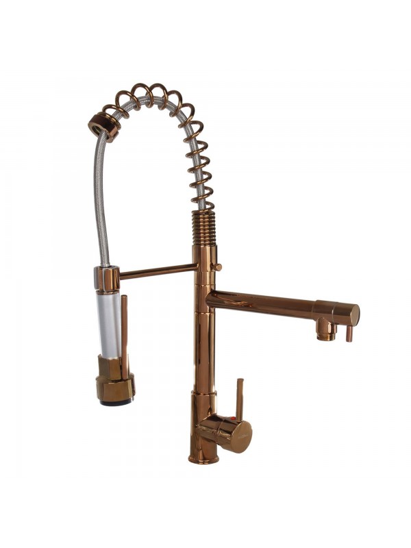 Torneira Gourmet Monocomando Rosê Premium 50 Cm  Tor-013