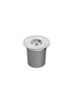 Lixeira de Embutir Tramontina Inox 5L Clean Round Redonda