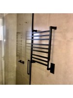 Aquecedor Toalhas Térmico Aquece Luxo Preto Clean