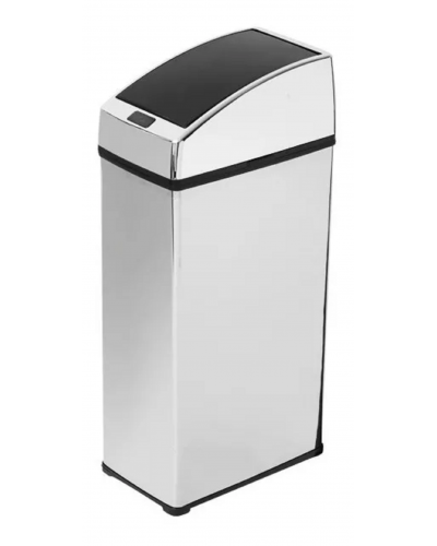 Lixeira Automática Com Sensor Inox Polido 3 Lts Litros Quadrada