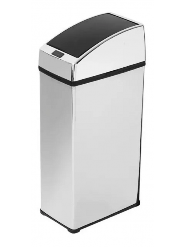 Lixeira Automática Com Sensor Inox Polido 3 Lts Litros Quadrada