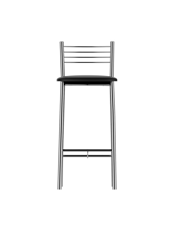 Banqueta Cozinha Cromada Milano Alta 70cm - Flape