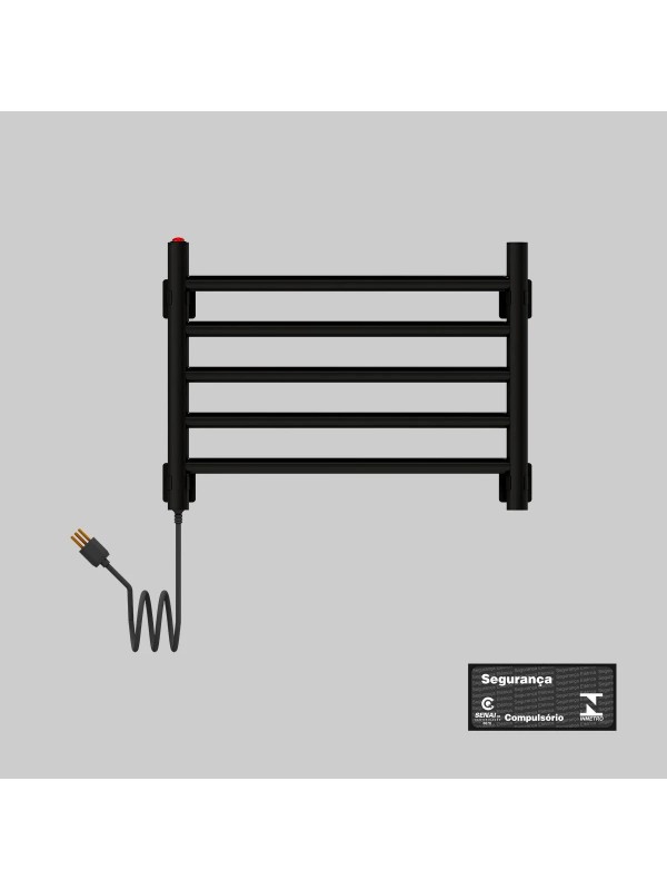 Aquecedor de Toalhas Térmico Decorato Reto Branco ou Preto