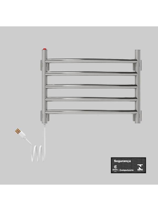 Aquecedor de Toalhas Térmico Decorato Curvo Inox 