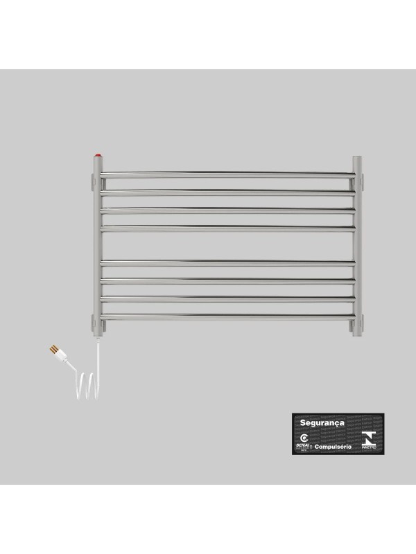 Aquecedor de Toalhas Térmico Famiglia Curvo Inox 