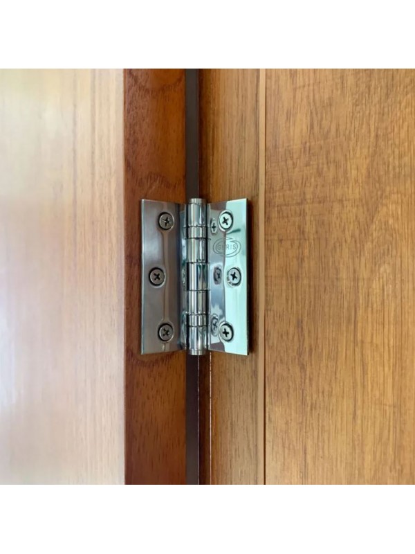 Dobradiça P Porta C/ Rolamento 3½x3 Inox Polido 
