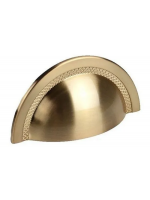 Puxador Shell 64mm Gold Escovado Zen Design