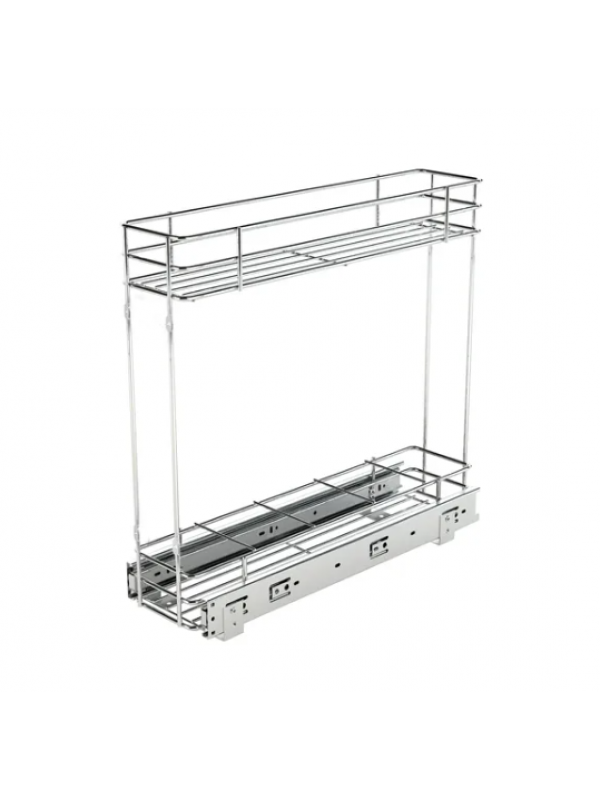 Porta Latas / Óleo De Base 210x450x475mm Cromado GTB - 7138
