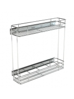Porta Latas / Óleo Lateral 195x430x475mm Cromado GTB - 7029