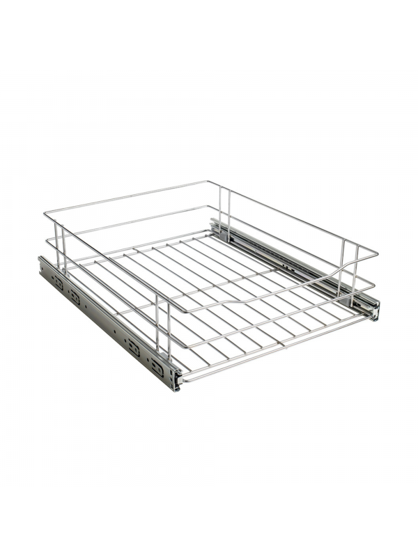 Gaveta Fruteira Multiuso Slim 370mm Cromada 7401 GTB