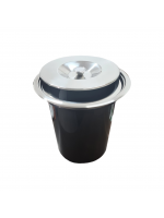 Lixeira de Embutir 5 Litros Tampa Inox Polido - Kzi
