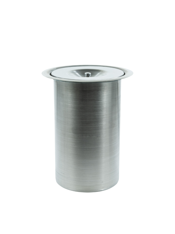 Lixeira de Embutir em Inox e Alumínio 3 Litros - Luxo