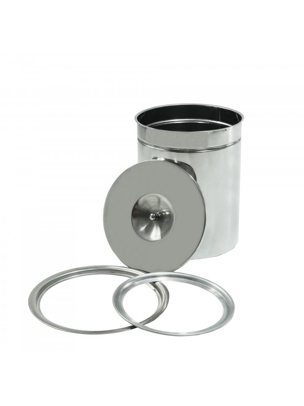 Lixeira de Embutir Inox - 10 Litros