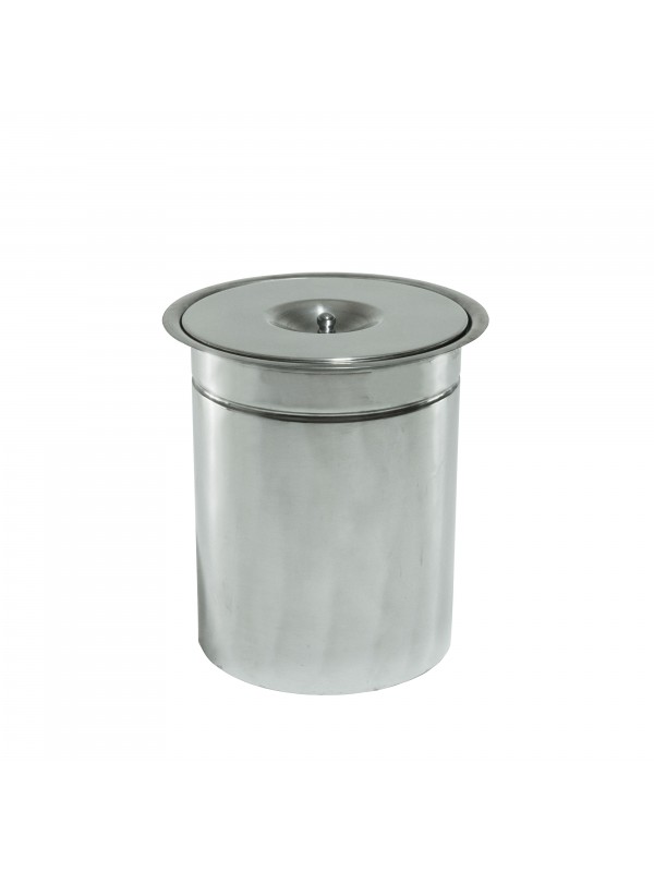 Lixeira de Embutir Inox - 10 Litros