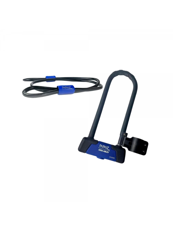 Cadeado U-Lock Papaiz UL10/285 P/ Bike Moto - Anti Furto Reforçado