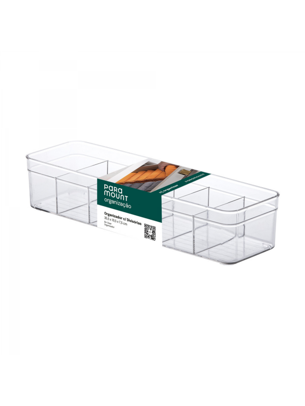 Organizador Diamond Paramount | Divisórias para Gavetas e Bancadas - Transparente/Cristal Organizador Diamond Paramount | Divisórias para Gavetas e Bancadas - Transparente/Cristal