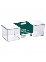 Organizador de Cosméticos Elegance Paramount Divisórias - Plástico Transparente para Bancada/Gaveta