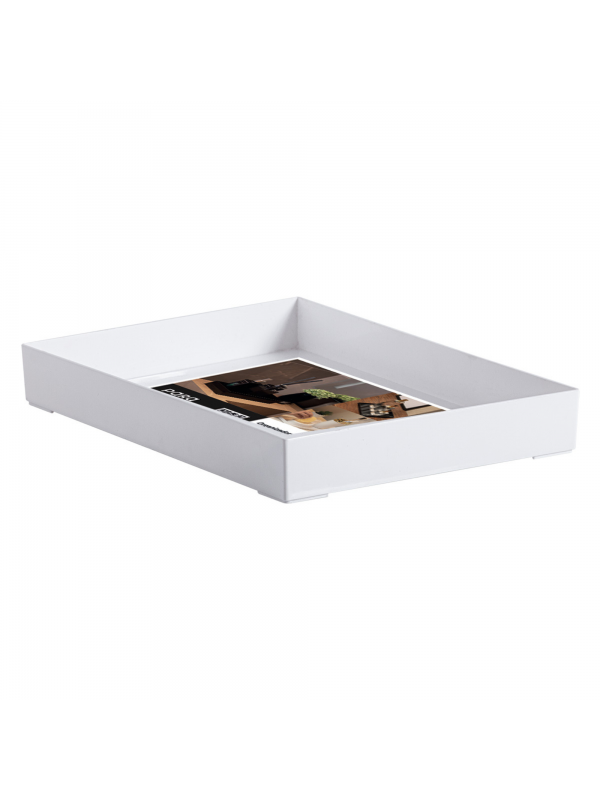 Bandeja Branca Multiuso em Poliestireno Design Elegante Paramount - Servir/Organizar Bandeja Branca Multiuso em Poliestireno Design Elegante Paramount - Servir/Organizar